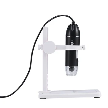 8 светодиодов Цифровой микроскоп с регулируемой яркостью Светодиодный светильник Лабораторный микроскоп с ручной фокусировкой Офтальмоскоп Увеличительный для наружных принадлежностей