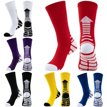 Баскетбольные Компрессионные Спортивные Мужские Женские Новые Носки и Велосипедные Носки 10 Цветов