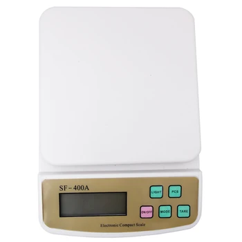 Y50 2/5 / 10 кг 1 г / 0,1 г Цифровые кухонные весы Libra для подсчета веса электронные весы SF-400A Английская кнопка