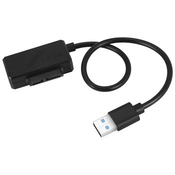 USB 2.0 к Mini Sata II 7 + 6 13Pin адаптер-конвертер Кабель для ноутбука CD /DVD ROM Slimline Drive