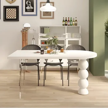 Современный Белый Роскошный обеденный стол на кухне, прихожая, ресторан, Журнальные столики, Офис, Балкон, Мебель для дома