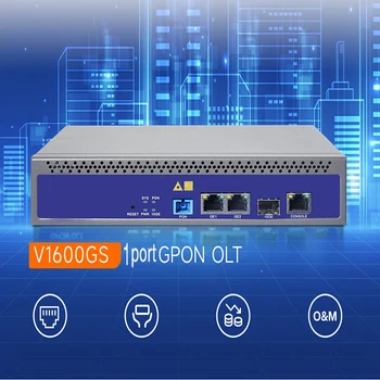GPON OLT 1: 128 Совместимый XPON ONU SNMP 1PORT FTTH Mini Telnet CLI Функция ВЕБ-управления с одним портом vsol