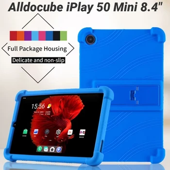 4 Утолщенных Уголка Мягкая Силиконовая Крышка с Подставкой для Alldocube iPlay 50 Mini Case 8.4 