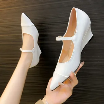 BCEBYL/ Летние Новые женские туфли с острым скошенным носком, модные, пикантные, элегантные, для вечеринок, Zapatos De Tacon Mujer