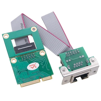 Сетевой Адаптер Gigabit Ethernet RJ45 Порт Mini PCIe Сетевой Адаптер Mini PCI Express Gigabit Ethernet Карта для Настольных ПК