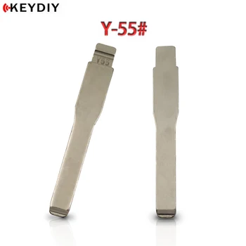 15шт KEYDIY Y-55 # Оригинальная универсальная заготовка для ключей KD Blade Key Uncut для автомобильных ключей Mahindra XyIo