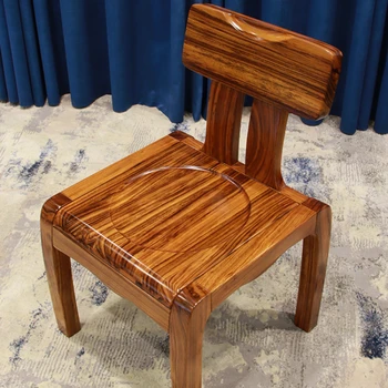 Новый китайский стул из черного дерева, чайный табурет из цельного дерева, мастер-стул