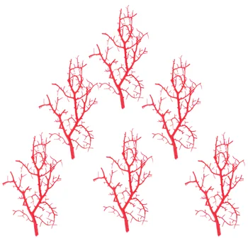 6шт Имитационных моделей веток Искусственных деревьев, имитация украшений из веток деревьев