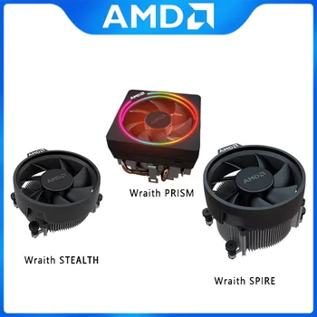 AMD Ryzen Wraith Cooler Fan Оригинальный Новый STEALTH PRISM RGB для R5 R7 R9 3600 CPU Поддержка процессора FM2 AM3 AM4 4PIN Motherboard