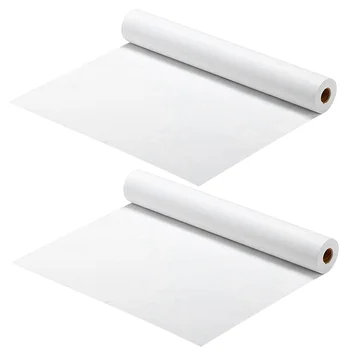 2 шт. рулонов белой бумаги для рисования, Профессиональная бумага для рисования, рулоны бумаги для рисования для детей, студентов, художников 45 см X 5 м