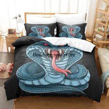 2023 Комплект Постельных Принадлежностей Yinuoda Snake Flower Single Twin Full Queen King Size Bed Set Aldult Kid Bedroom Наборы Пододеяльников Для Пуховых Одеял Аниме Кровать