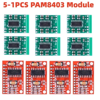 Модуль аудиодинамика PAM8403 Плата усилителя звука класса D 2-канальный модуль аудиоусилителя DC2.5-5.5 В Источник питания
