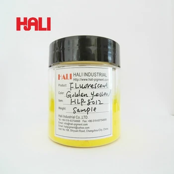 Золотисто-желтый флуоресцентный пигментный порошок Артикул: HLP8012 Широко используется во многих областях.