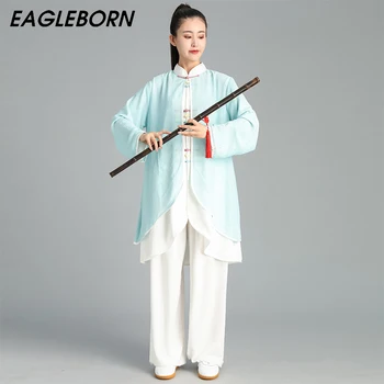Дизайнерская оригинальная одежда для традиционных боевых искусств, одежда для тайцзицюань, китайская одежда для тайцзицюань для женщин, униформа для кунг-фу тайцзицюань