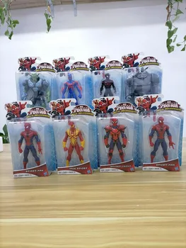 Коллекция Фигурки Человека-паука Hasbro Marvel Ultimate Spider-man Web-Warriors Зеленый Гобин Носорог Железный Рыцарь-Паук Подарки Для Мальчиков