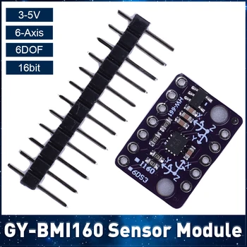 Модуль датчика GY-BMI160 6DOF Протокол связи IIC SPI Плата Датчика Ускорения силы тяжести Модуль датчика Угловой скорости Гироскопа