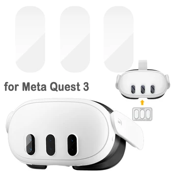 Пленки для объектива камеры, защищающие от отпечатков пальцев, защитная пленка из закаленного стекла, защищающая объектив камеры от царапин, защитная пленка для Meta Quest 3