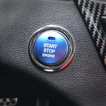Подходит для 2009-2018 Kia Sorento cab двигатель с одной кнопкой запуска кнопка зажигания декоративная ручка из алюминиевого сплава металлическая защитная