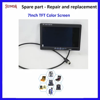 Цветной монитор WOPSON с 7-дюймовым TFT LCD экраном для камеры осмотра труб, Ремонт запасных частей, сломанных, Замена камеры эндоскопа.