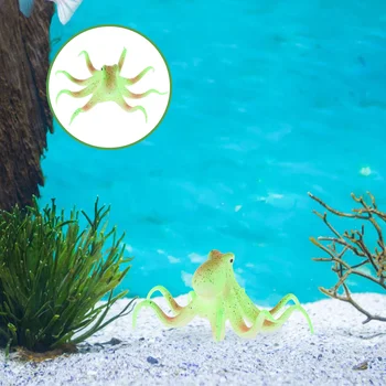 Светящийся аквариумный осьминог: светящийся аквариумный орнамент, искусственное украшение для аквариума