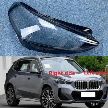Прозрачная крышка фары, корпус абажура, абажур фары, передняя маска, объектив, Замените оригинальное стекло для BMW X1 2023