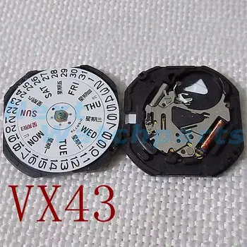 Новые кварцевые часы Hattori Epson VX43 VX43E с китайско-английским иероглифическим механизмом