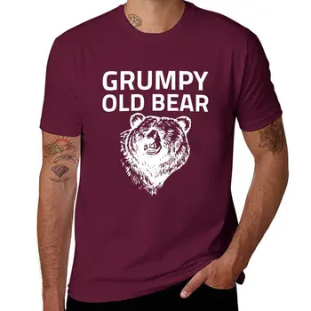 Футболка Grumpy Old Bear аниме летняя одежда Мужская одежда