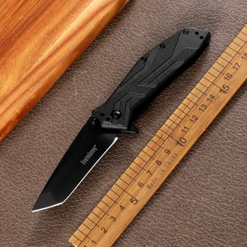 KERSHAW 1990 Черный Складной нож с лезвием 8Cr13MoV, портативный карманный зажим, Походный Охотничий кухонный инструмент для чистки с подарочной коробкой