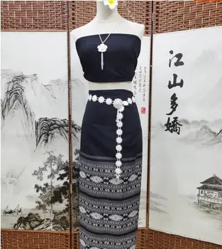 Юньнаньская Этническая Одежда В Тайском Стиле Униформа Официанта