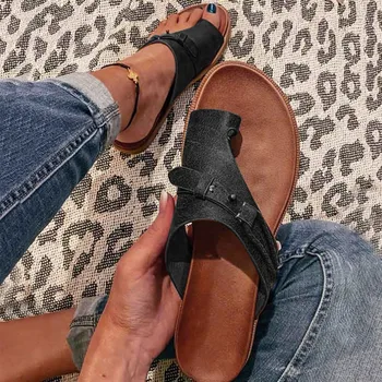 Летние уличные тапочки Женские Летние сандалии для коррекции большого пальца стопы Женская обувь для коррекции большого пальца стопы Chaussure Femme 2021