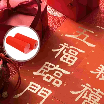 Красная бумага Сюань Тонкая Красная поделка Пустой Декор Подарочная бумага для куплетов Бумага для каллиграфии