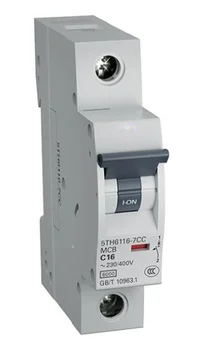 Миниатюрный автоматический выключатель серии 5TH6106-7CC H20 1P C6A