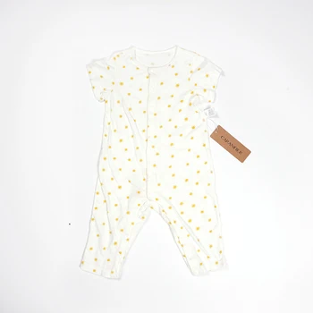 Одежда для новорожденных CARANFIER Хлопчатобумажная осенне-весенняя пижама со средней длиной рукава