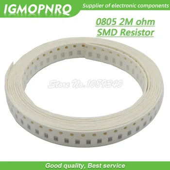 300шт 0805 SMD резистор 2 М Ом Чип-резистор 1/8 Вт 2 М Ом 0805-2M