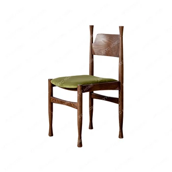 Стул Phoenix Mid-Ancient из массива дерева, обеденный стул, Легкое роскошное кресло, Простой обеденный стол и стул в скандинавском стиле