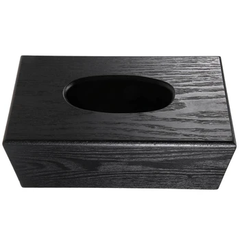 Коробка для салфеток Деревянная Прямоугольная коробка для салфеток Коробка для салфеток из натурального элегантного дерева для гостиной спальни Кухни