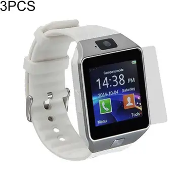 Защитная Пленка Для экрана HD 3 шт./компл. Прозрачных ЖК-Пленок для DZ09 Bluetooth Smart Watch Носимые Устройства Аксессуары