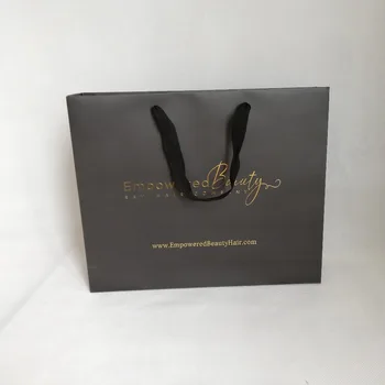 Оптовая продажа 1000 шт. /лот Модный логотип Подарочная одежда для покупок Крафт-бумажные пакеты с Вашим логотипом Сумка для одежды Упаковка в коробку для обуви