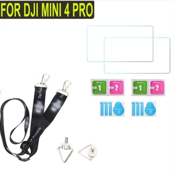 2шт защитная пленка для DJI mini 4 Pro Ремешок Шейный Ремешок Шасси Air 3 Закаленное Стекло для DJI Mini 4 pro Аксессуары