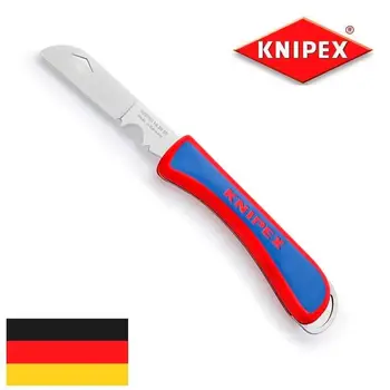 Германия импортирует складной электрический нож Kenny Parker KNIPEX tool knife Портативный 162050SB из нержавеющей стали
