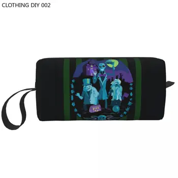 Дорожная сумка для туалетных принадлежностей Kawaii Haunted Mansion Женская косметичка для макияжа Сумки для хранения косметики Dopp Kit Box Case