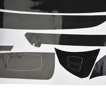 5D С рисунком из углеродного волокна, наклейки для отделки салона автомобиля, наклейки для интерьера BMW E70 2007-2013