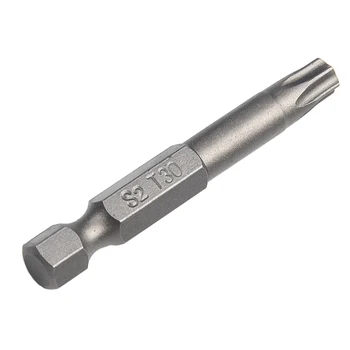 Биты Отвертка MagneticTorx Silver T30 Для электроинструментов Вставные биты Инструмент Длинная Отвертка для пневматических дрелей