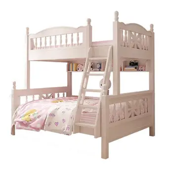 Современные двухъярусные Красивые Детские кровати, Креативные Прекрасные Белые Детские кровати, Мебель для спальни Princess Camas Dormitorio