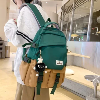 Модный и прочный рюкзак большой вместимости для занятий в школе и на свежем воздухе