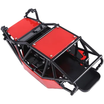 Комплект шасси Rock Buggy Body Shell для 1/10 радиоуправляемого гусеничного автомобиля Axial SCX10 II 90046 UTB10 Capra, красный