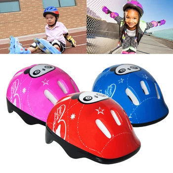 Шлемы с рисунком панды, доска для катания на коньках для детей, защитное снаряжение для девочек и мальчиков, детский защитный шлем для каскадеров, велосипедный шлем