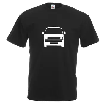 Мужские футболки Высокого качества Germany Car T Shirt Campers Van T3 T25 Bus Top Mens Dub Персонализированный Подарок Veedub Папе Футболка С круглым вырезом