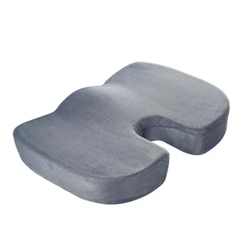 Подушка для сиденья из пены с эффектом памяти для домашнего офиса, массажный коврик для ортопедического кресла для копчика