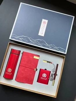 Индивидуальная записная книжка, бизнес-блокнот + набор ручек, лучше всего подходит для подарков с логотипом компании